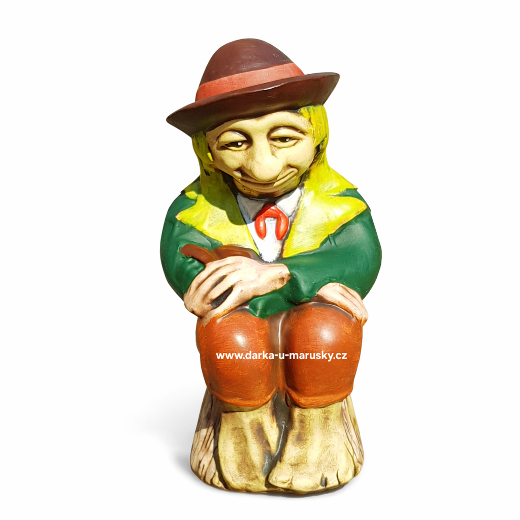 Vodník sedící na vrbě (42 cm)