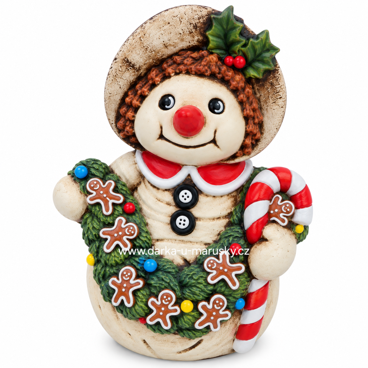 Sněhulačka velká (52 cm) - mrazuvzdorná keramika